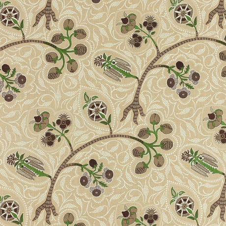 Schumacher 417V23 INDIRA in CARDAMON Fabric - RAOUL TEXTILES