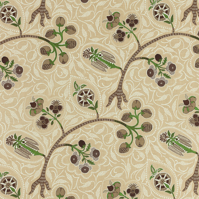 Schumacher 417V23 INDIRA in CARDAMON Fabric - RAOUL TEXTILES