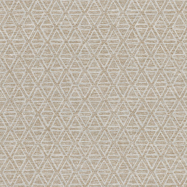 Warner 4183-4823 Kelce Gold Geometric Faux Grasscloth Wallpaper - Eade's Wallpaper