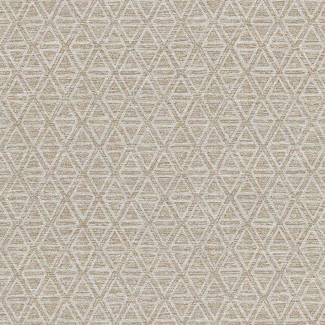 Warner 4183-4823 Kelce Gold Geometric Faux Grasscloth Wallpaper - Eade's Wallpaper
