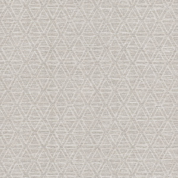 Warner 4183-4824 Kelce Silver Geometric Faux Grasscloth Wallpaper - Eade's Wallpaper