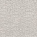Warner 4183-4824 Kelce Silver Geometric Faux Grasscloth Wallpaper - Eade's Wallpaper