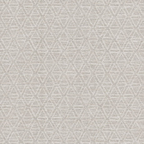 Warner 4183-4824 Kelce Silver Geometric Faux Grasscloth Wallpaper - Eade's Wallpaper