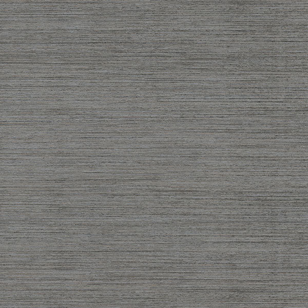 Warner 4183-4841 Nira Charcoal Fabric Weave Wallpaper