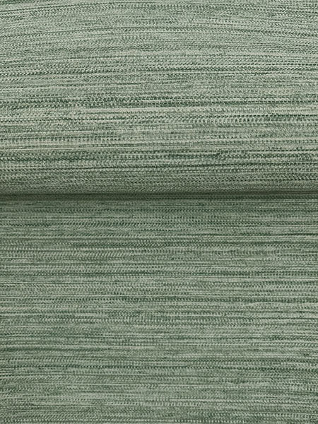 Warner 4183-4845 Nira Green Fabric Weave Wallpaper