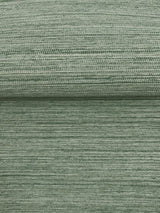 Warner 4183-4845 Nira Green Fabric Weave Wallpaper