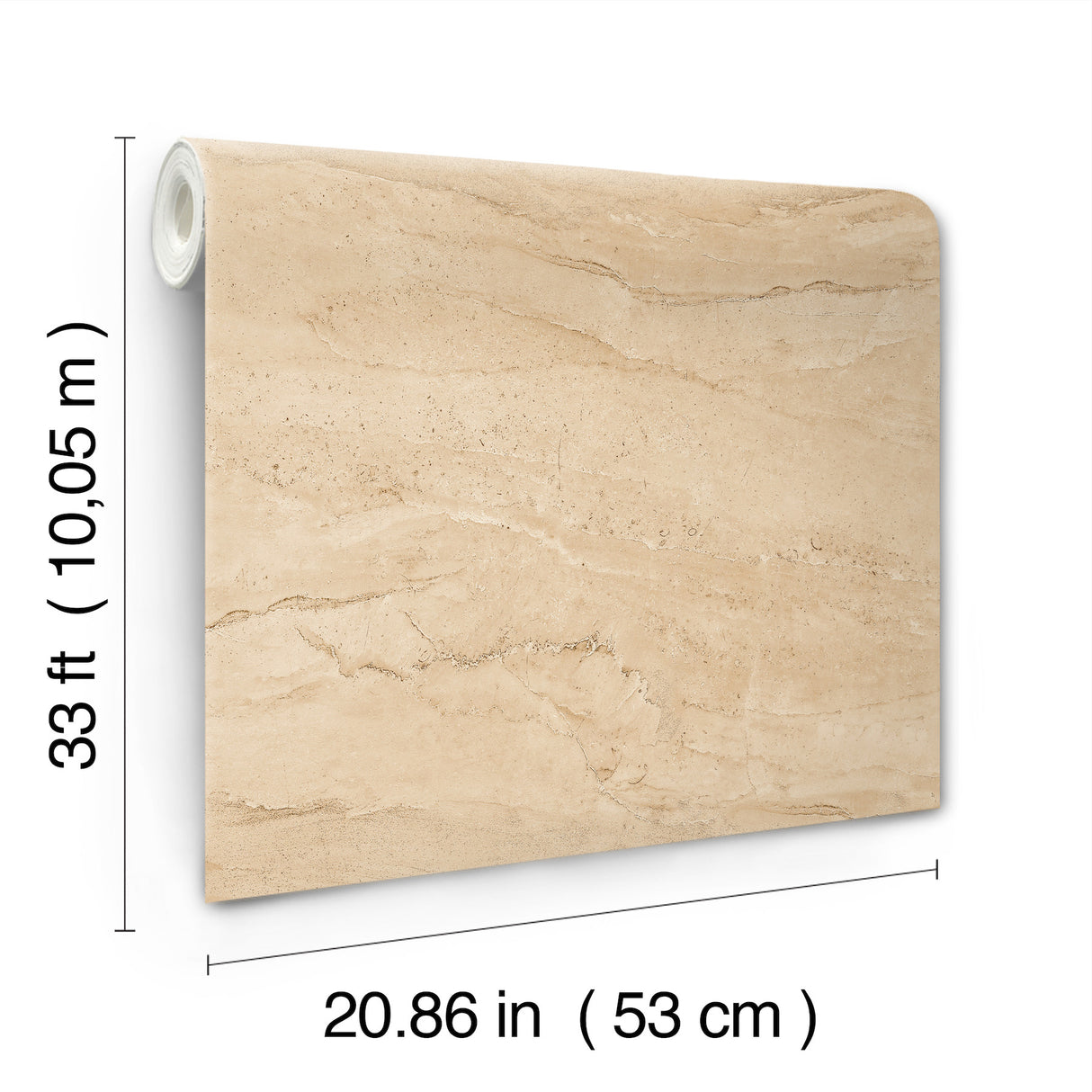Chesapeake 4191-83001 Morgana Light Brown Stone Wallpaper