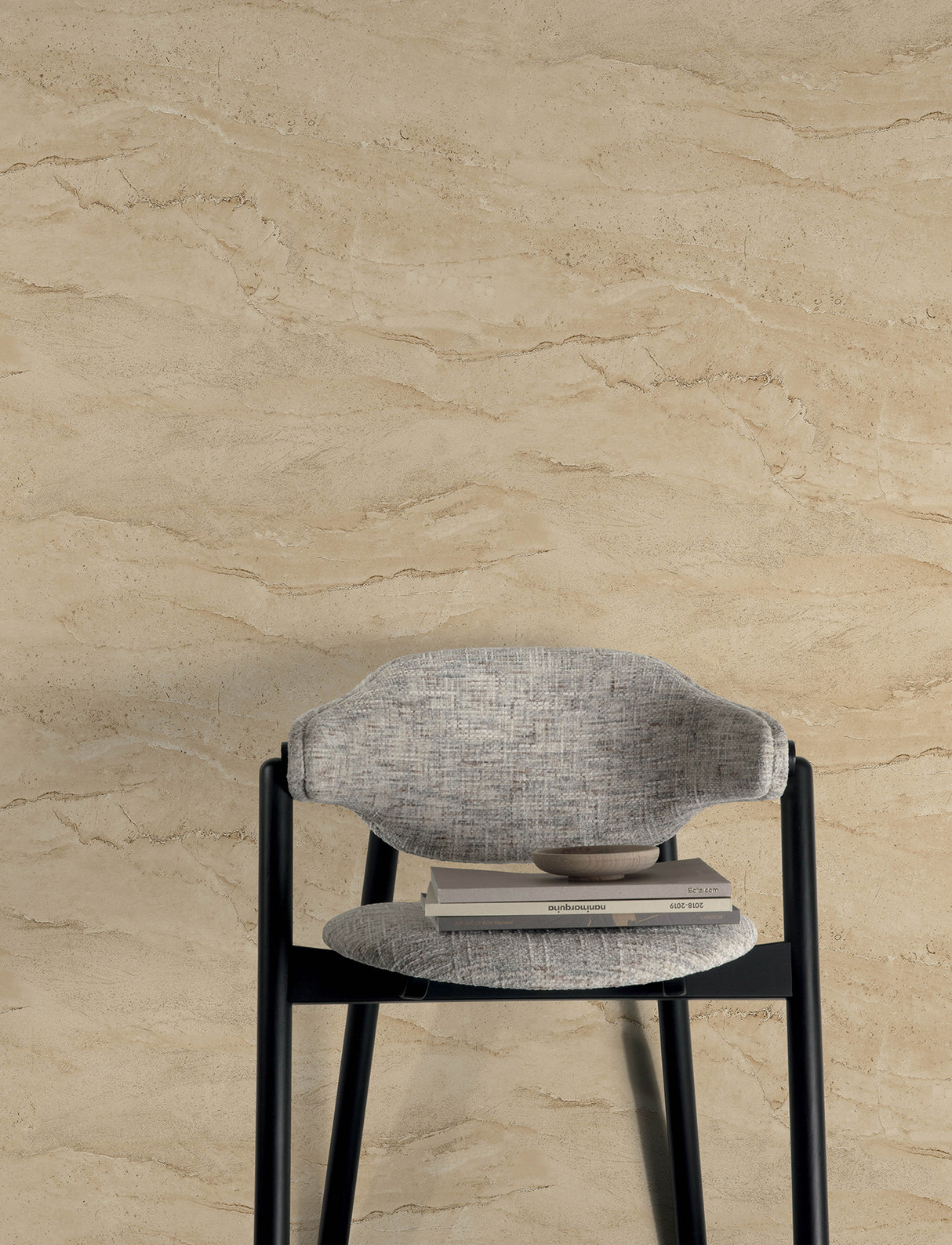 Chesapeake 4191-83001 Morgana Light Brown Stone Wallpaper