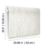 Chesapeake 4191-83002 Ramona White Distressed Texture Wallpa