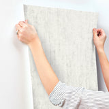 Chesapeake 4191-83002 Ramona White Distressed Texture Wallpa