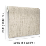 Chesapeake 4191-83003 Ramona Beige Distressed Texture Wallpa