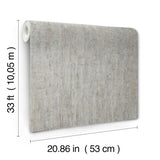Chesapeake 4191-83004 Ramona Grey Distressed Texture Wallpap