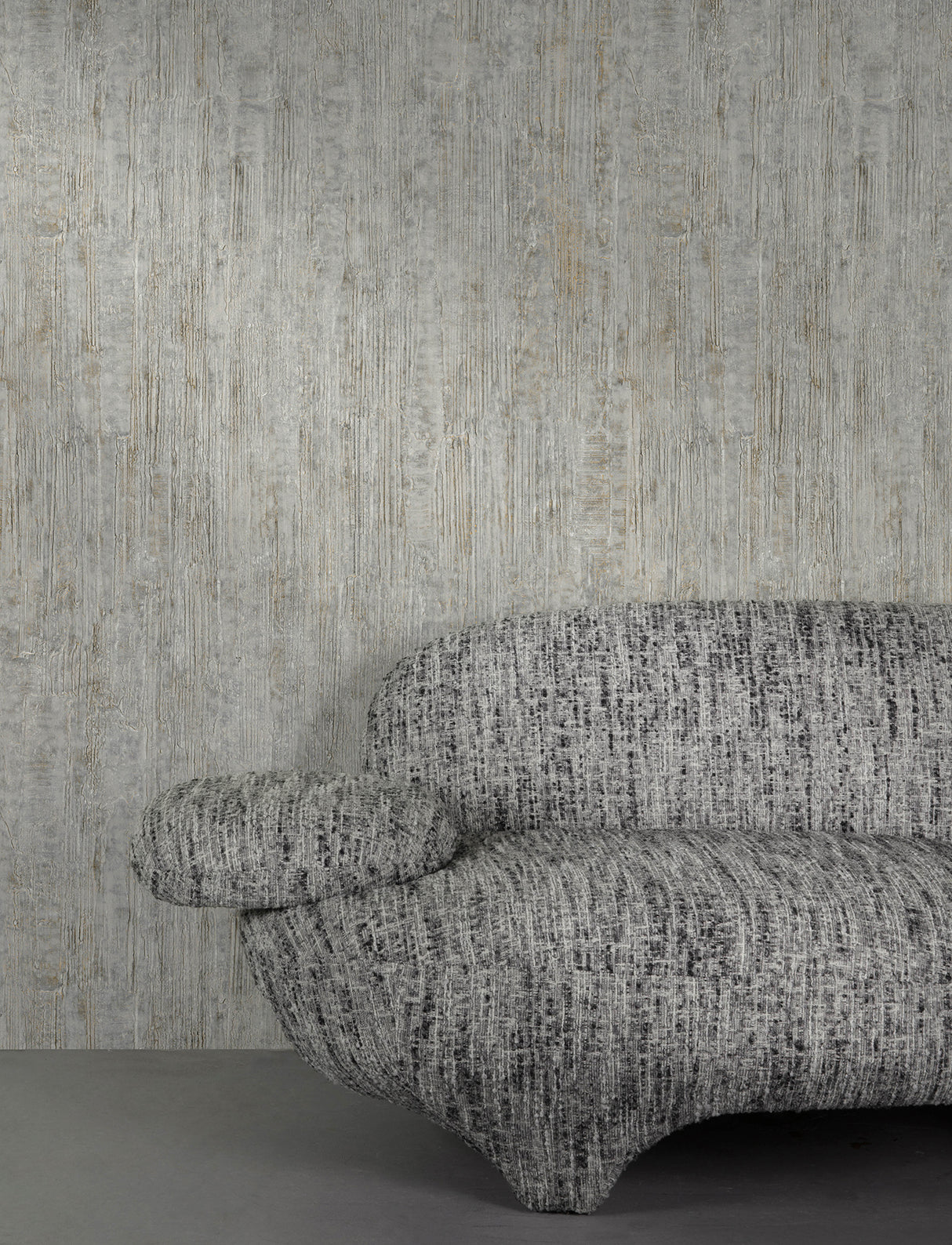 Chesapeake 4191-83004 Ramona Grey Distressed Texture Wallpap