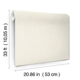 Chesapeake 4191-83005 Elijah Cream Texture Wallpaper