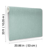 Chesapeake 4191-83008 Elijah Aqua Texture Wallpaper