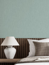 Chesapeake 4191-83008 Elijah Aqua Texture Wallpaper
