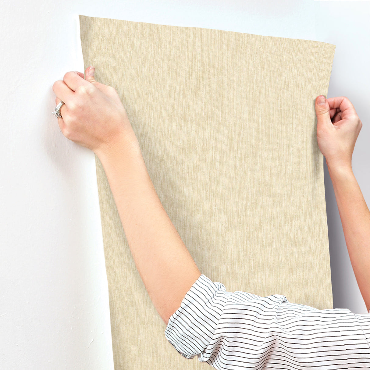 Chesapeake 4191-83010 Elijah Wheat Texture Wallpaper