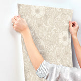 Chesapeake 4191-83012 Liora Beige Floral Trail Wallpaper