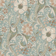 Chesapeake 4191-83013 Liora Aqua Floral Trail Wallpaper