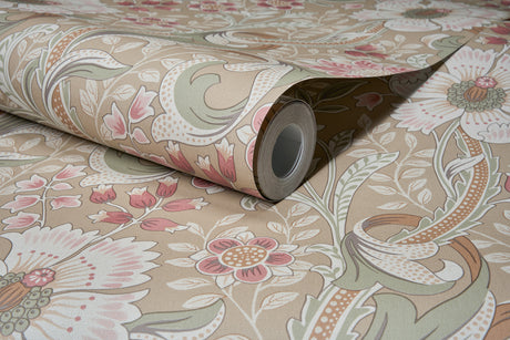 Chesapeake 4191-83015 Liora Taupe Floral Trail Wallpaper