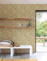 Chesapeake 4191-83016 Liora Butter Floral Trail Wallpaper
