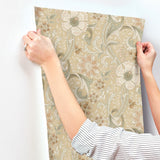 Chesapeake 4191-83016 Liora Butter Floral Trail Wallpaper