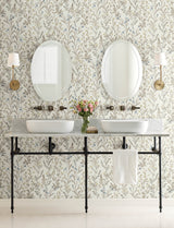 Chesapeake 4191-83017 Laverne Neutral Wildflowers Wallpaper