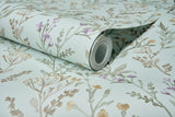 Chesapeake 4191-83018 Laverne Aquamarine Wildflowers Wallpap