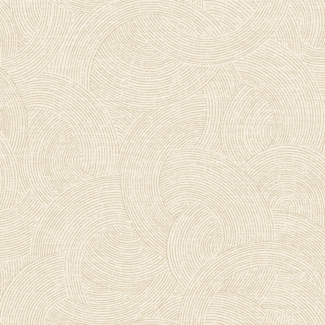 Chesapeake 4191-83021 Harrison Champagne Swirling Geometric 