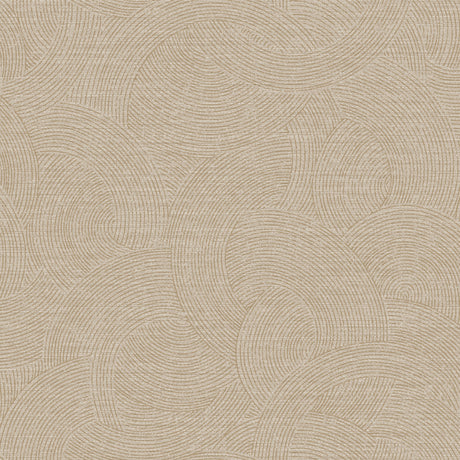 Chesapeake 4191-83023 Harrison Taupe Swirling Geometric Wall