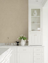 Chesapeake 4191-83023 Harrison Taupe Swirling Geometric Wall