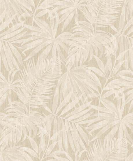 Chesapeake 4191-83025 Sonny Beige Fronds Wallpaper