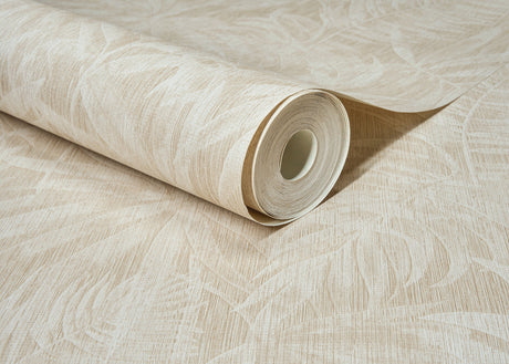 Chesapeake 4191-83025 Sonny Beige Fronds Wallpaper