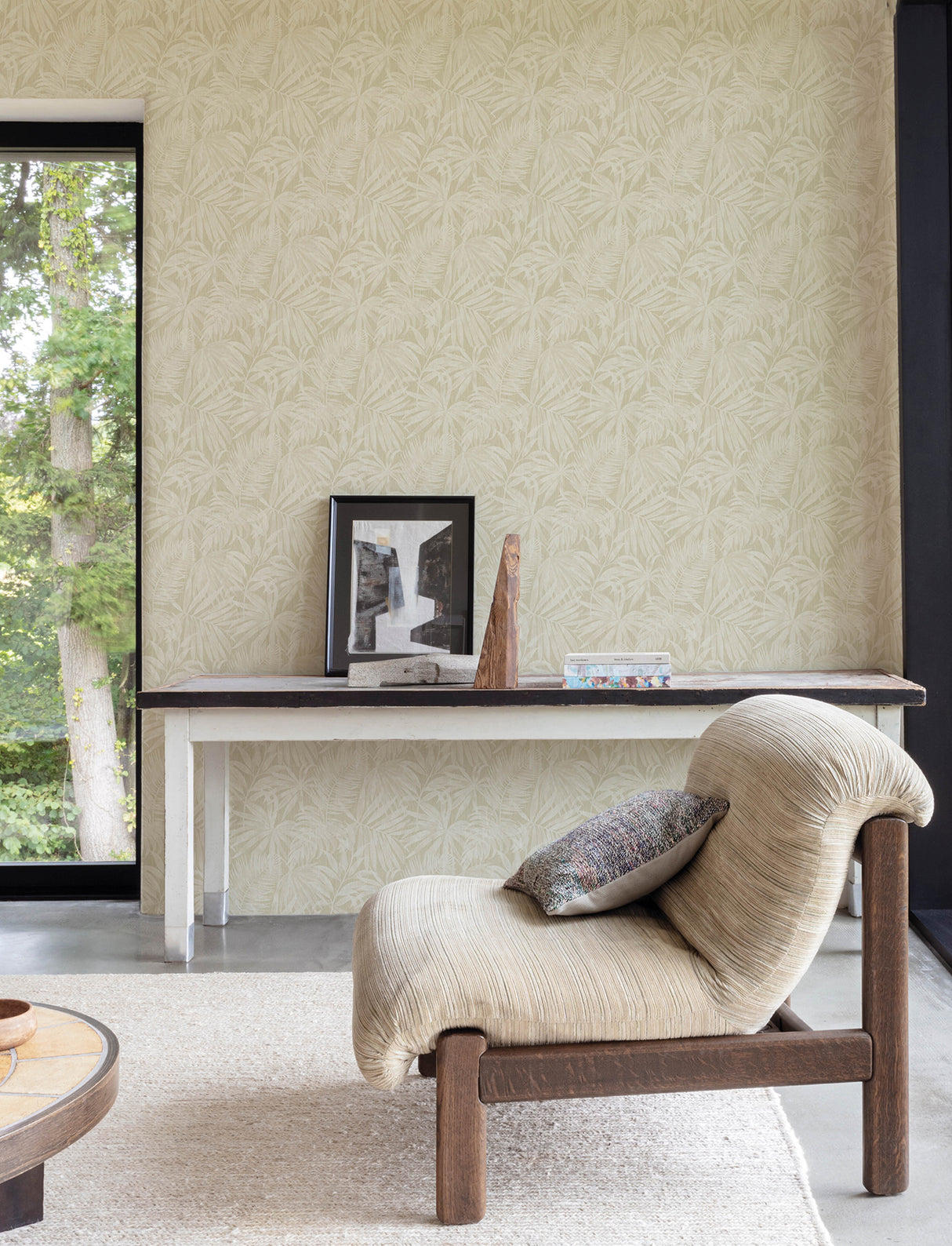 Chesapeake 4191-83025 Sonny Beige Fronds Wallpaper