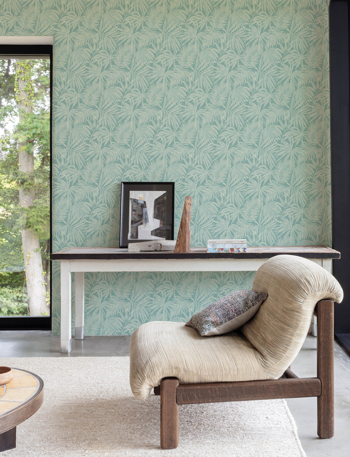 Chesapeake 4191-83026 Sonny Light Blue Fronds Wallpaper