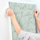 Chesapeake 4191-83026 Sonny Light Blue Fronds Wallpaper