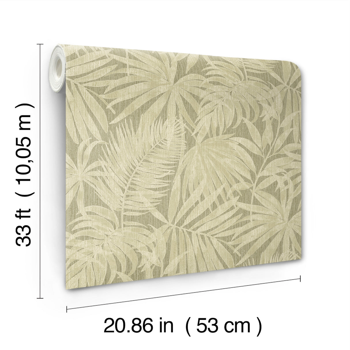 Chesapeake 4191-83027 Sonny Green Fronds Wallpaper