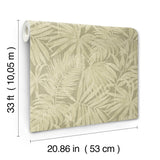 Chesapeake 4191-83027 Sonny Green Fronds Wallpaper