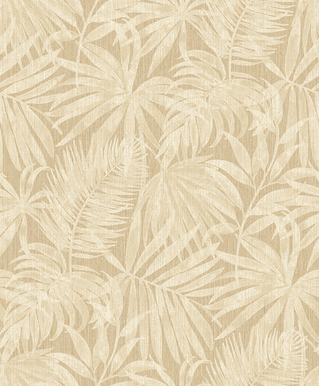Chesapeake 4191-83028 Sonny Light Brown Fronds Wallpaper