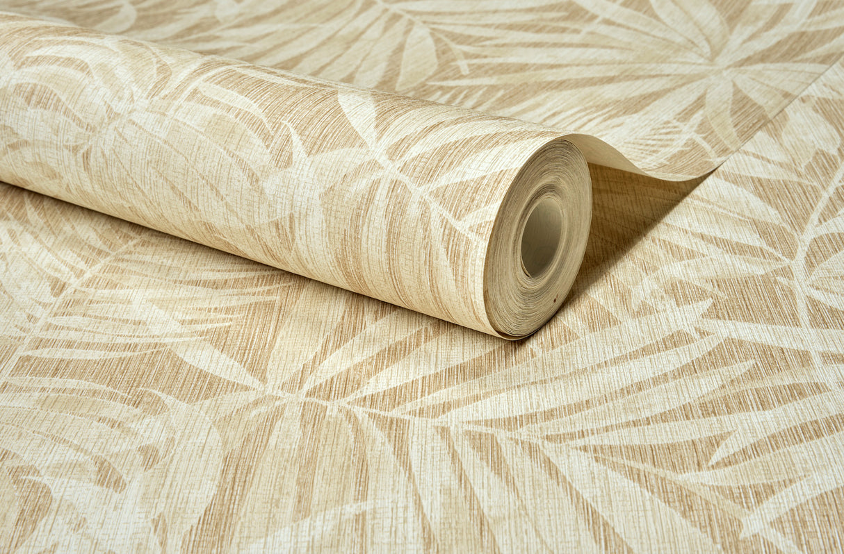 Chesapeake 4191-83028 Sonny Light Brown Fronds Wallpaper
