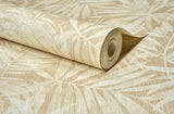 Chesapeake 4191-83028 Sonny Light Brown Fronds Wallpaper