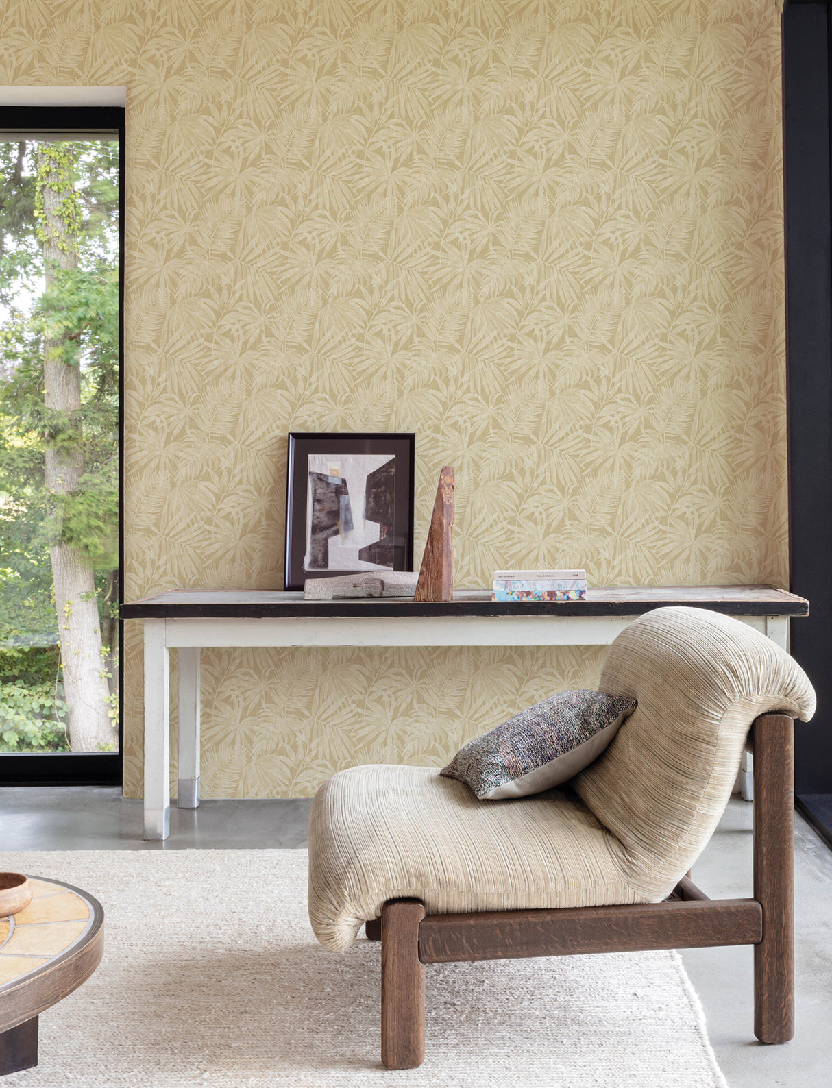Chesapeake 4191-83028 Sonny Light Brown Fronds Wallpaper