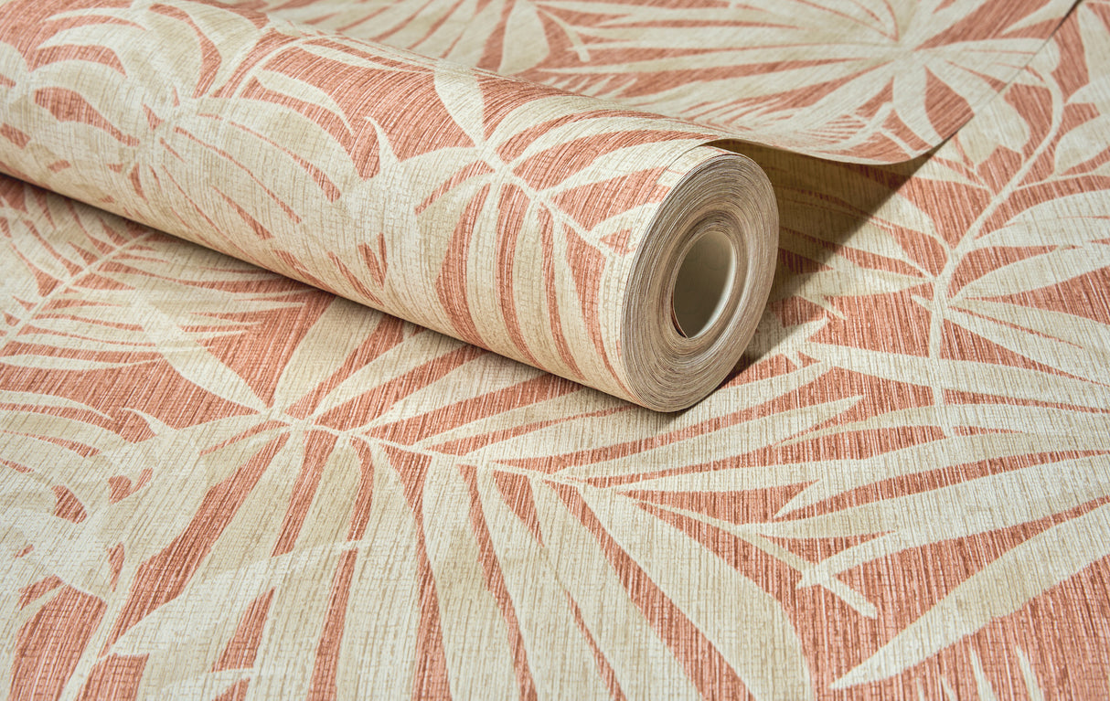Chesapeake 4191-83029 Sonny Rust Fronds Wallpaper