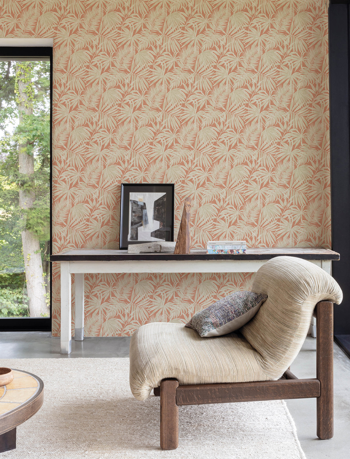 Chesapeake 4191-83029 Sonny Rust Fronds Wallpaper