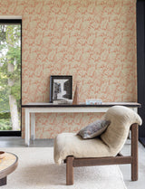Chesapeake 4191-83029 Sonny Rust Fronds Wallpaper