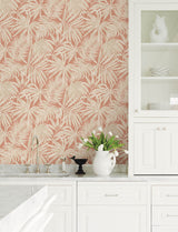 Chesapeake 4191-83029 Sonny Rust Fronds Wallpaper