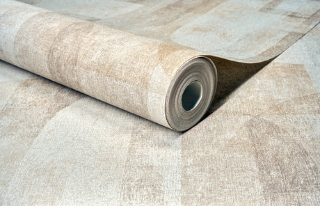 Chesapeake 4191-83030 Cassandra Taupe Block Geometric Wallpa