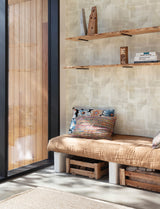Chesapeake 4191-83030 Cassandra Taupe Block Geometric Wallpa