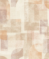 Chesapeake 4191-83033 Cassandra Rust Block Geometric Wallpap