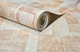 Chesapeake 4191-83033 Cassandra Rust Block Geometric Wallpap